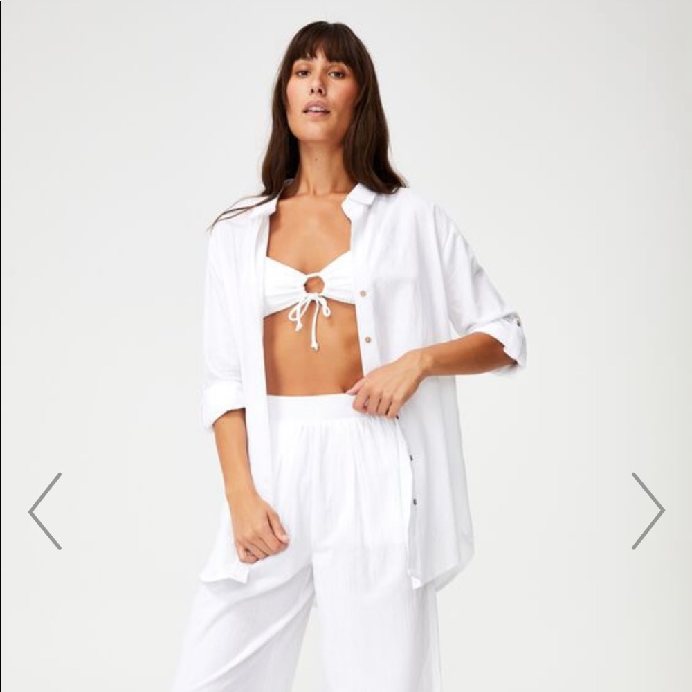 Cotton On Oversized Beach Shirt